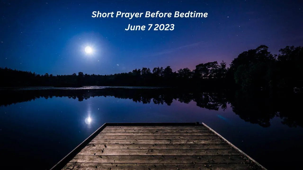 A review of a wooden walkway overlooking a lake with the moon shining in the background