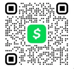Cash App QR code for donations to support Frank Wyatt’s ministry and free faith-based life coaching